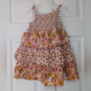 WONDER NATION girl's floral dress size 4t